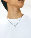 【AG X JOSILVER】Triangle Ruler Necklace - Turquoise