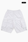 Opening utility bermuda pants