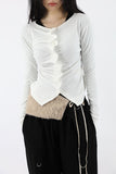 Eco shirring cardigan