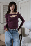 Noi Button Round Tee