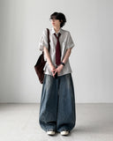 Machete Washing Curved Denim