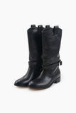 Luca western leather long boots