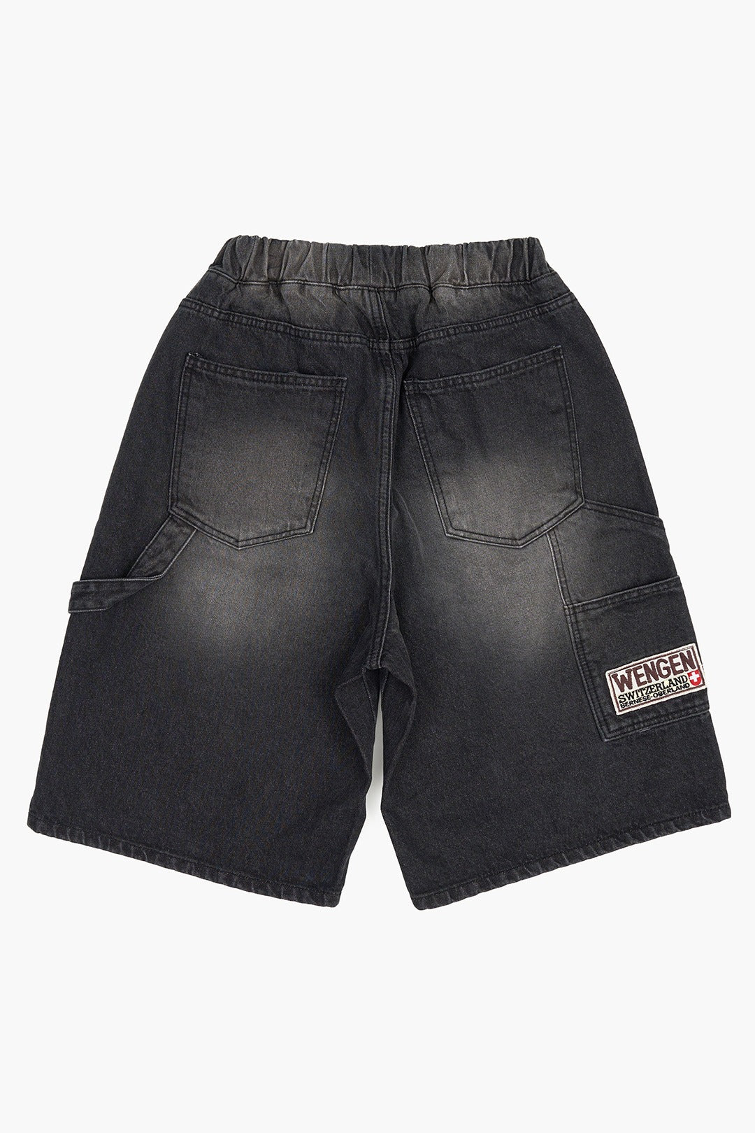 【Raucohouse】Wengen carpenter banding denim bermuda pants Raucohouse(ラウコハウス) - ウェンゲンカーペンター