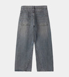 Oil Washed Reverse Denim