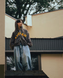 Western Balloon Denim Pants