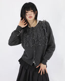 Wished Frill Knit Cardigan