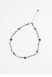 Black ball string necklace