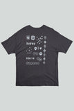 Plum smile printing t-Shirt