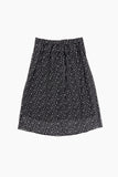 Label flower chiffon skirt
