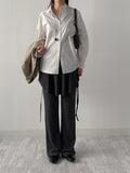 Dolphin Stripe Overfit Shirt