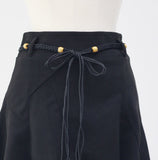 Tall Unbalanced Suede Skirt