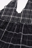 Ranova sheer check halter top