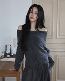 Dan open off-shoulder knit