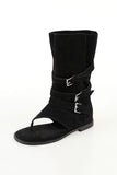 Biker Half Slipper Boots