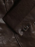 Dustin Leather Blazer