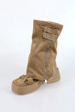 Loose Detachable Warmer Platform Sole Mule
