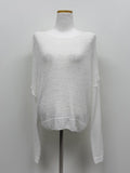 Toto Boat Neck Loose Fit Knit