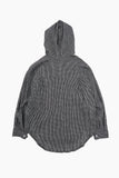 Slush check hoodie shirts