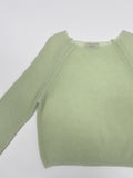 Mohair Raglan See-Through Knit