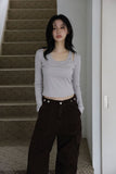 Metal Line Halter Tee