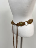 Leather Ethnic Layered Belt
