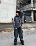 Vintage Check Hood Shirt