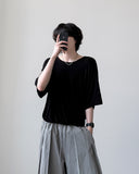 Rins U-neck Half Sleeve