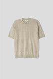 Tory Cable Short Sleeve Knit