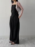 Oboe V-neck See-through Crop Cardigan