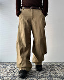 Reverse Curve Dart Dyed Pants