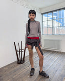 LINING SHEER TURTLE NECK T-SHIRT