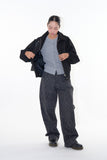 Parts back-stud bomber jacket