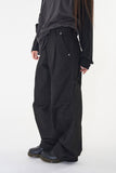 Space pier wide cotton pants