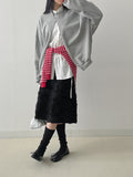 Reverse Slit Over Fit Sweatshirt