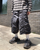 Nylon Shirring Bermuda Pants