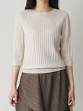 [Premium] Whole Garment Moare Rib Knit
