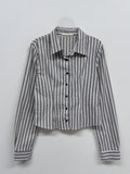 Seersucker Stripe Slim Fit Shirt