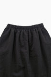Rosy cotton frill midi skirt