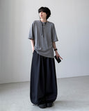 Earth Henley Neck Half Sleeve