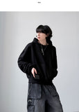 Dome High Neck Crop Hoodie