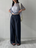 Neti Nylon Wide Pants