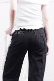 Benny Ribbon Pocket Straight Pants