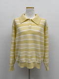 Riche Collar Stripe Knit
