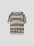 Vesta Striped Henley Knit