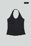 Coast halterneck ribbed top