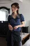 Mimi Square Frill Top