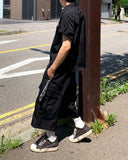 Nylon Cargo Pocket Bermuda Pants