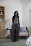 Fine nylon cargo pants