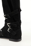 Biker Half Slipper Boots