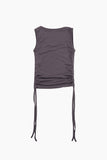 Lumi side shirring sleeveless